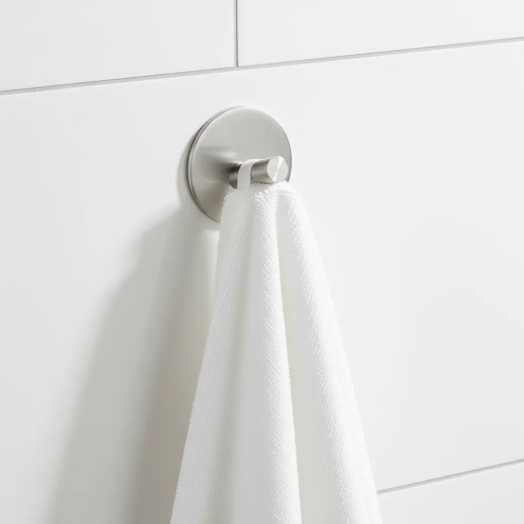 Self-Adhesive Stainless Steel Hook for Easy Fixing Clothes and Towels Eco-Friendly Multifunction Wall Mounted