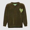 Men's Hot Selling High-quality Pullover Sweater Winter Warm Thickened Sweater Heart-shaped Sweater