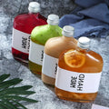 Cold Brew Coffee Glass Bottle Glass Milk Tea Beverage Juice Bottle With Aluminum Cap
