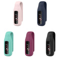 Steel Clip Drop-proof Universal Smart Accessories for Fitbit Luxe Hanging Buckle Dust-proof Portable Silicone Case Steel Clip