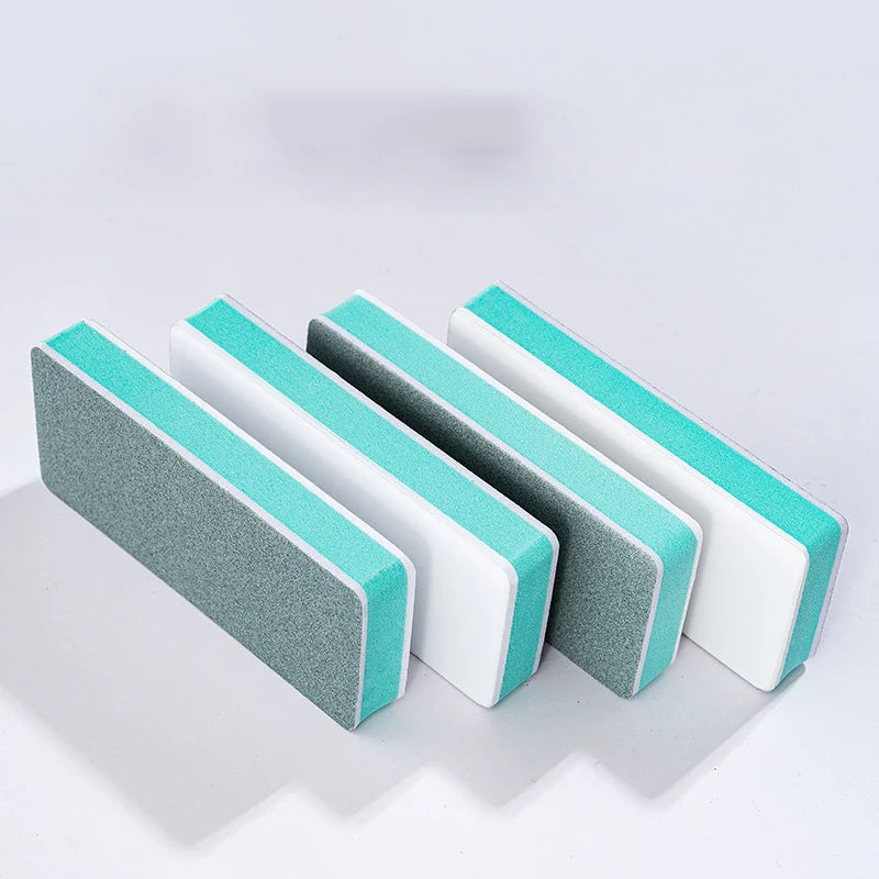 High-quality Cuboid Double-sided Sponge Manicure Nail File Finger Grinding Tool Wholesale