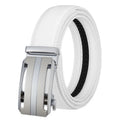 LQBelt New Men's Automatic Buckle Belt Split Leather Belts for Men Alloy Buckle Custom Logo Ratchet Belt Factory
