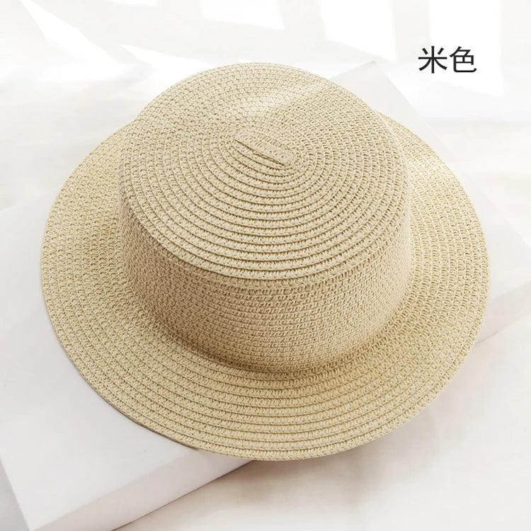 2020 Summer Foldable Sunscreen Straw Hat Fisherman Hat Outdoor Beach Hat