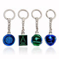 Factory Wholesale Led Light K9 Blank Crystal Glass Keychain for Laser Engraving