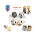 Custom Metal Round Capp Studs Screws Bottom Feet Back Base Rivets Nail Buckles for Leather Bags