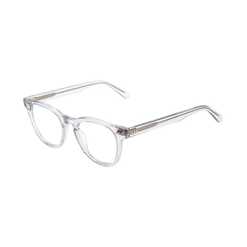 Luxury Custom Logo Retro Men Round Blue Light Computer Acetate Clear Lens Glasses Eyeglasses Frames