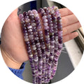 Natural Stone Abacus Beads Wheel Scattered Spacer Jewelry Making Spacer DIY Semi-finished Stationery Flat