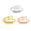 Anxiety-relieving Ring Jewelry Design Rotating Free Fidget Ring Adjustable Ring Woman