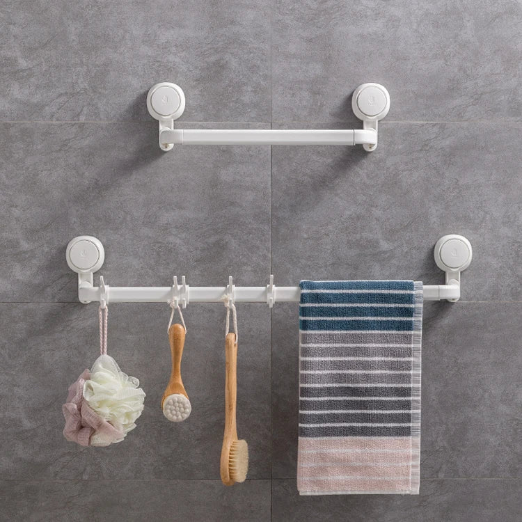 Taili Heavy Duty 10kg Max Hold Suction Cup Towel Bar NO-Drilling Removable Storage Rack