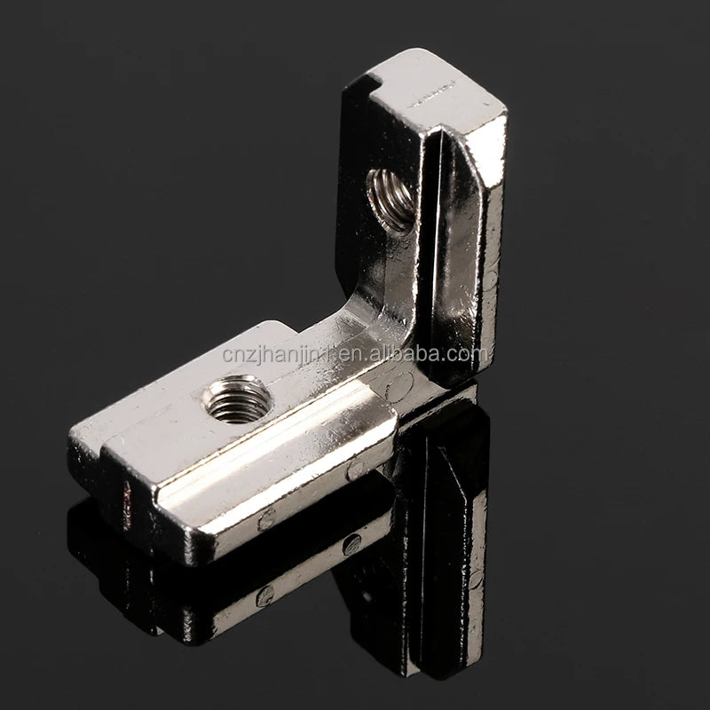 Inner Connector Manufacturer 30El-M6 Aluminum Profile Angle Hardware L Shaped Bracket