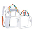 Custom Sport Outdoor School Bag Pvc Kids Clear Backpacks Transparent Travel Waterproof Custom Logo Women Men Student for Girls