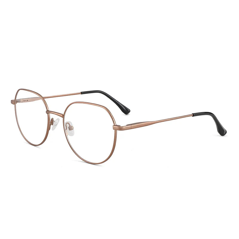 YC Fashion Metal Glasses Women Retro Vintage Reading Myopia Eyeglasses Frame Men Square Optical Eyewear Oculos