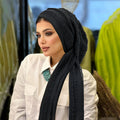 CCY 2026 New Style Winter Plain Women Muslim Instant Hijab Scarf Islamic Turban Headwear Hijabs