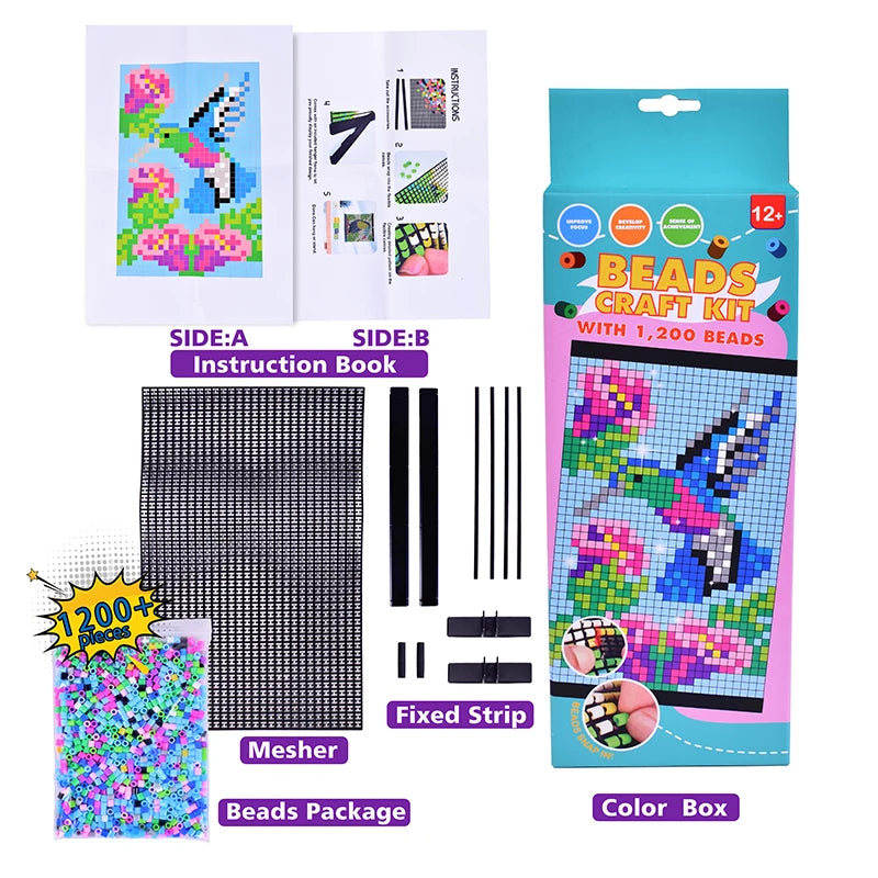 Hot Selling Creative Diy Children Gift Custom Educational Toys 5mm Inspire Kids Creativity Imagination Fuse Beads