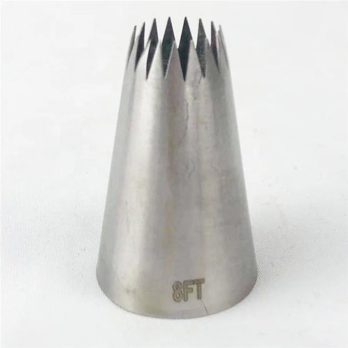 #8FT Large Size 304 Stainless Steel Fondant Decorated Baking & Pastry Tools Bakes Flower Nozzle Decorating Via Supplier Kangkai
