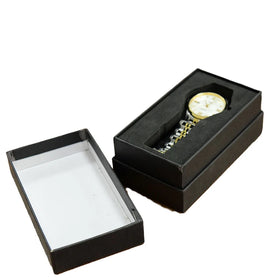 High End Exquisite Universal Paper Watch Gift Box Recycled Materials Environmentally Friendly Embossed Printing Top Bottom Cover