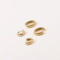 Fashion Jewelry Ladies Earrings Wholesale Bulk Ridge Hoops Women Costume Jewelry Wholesale Fashion Jewelry Earrings Gold