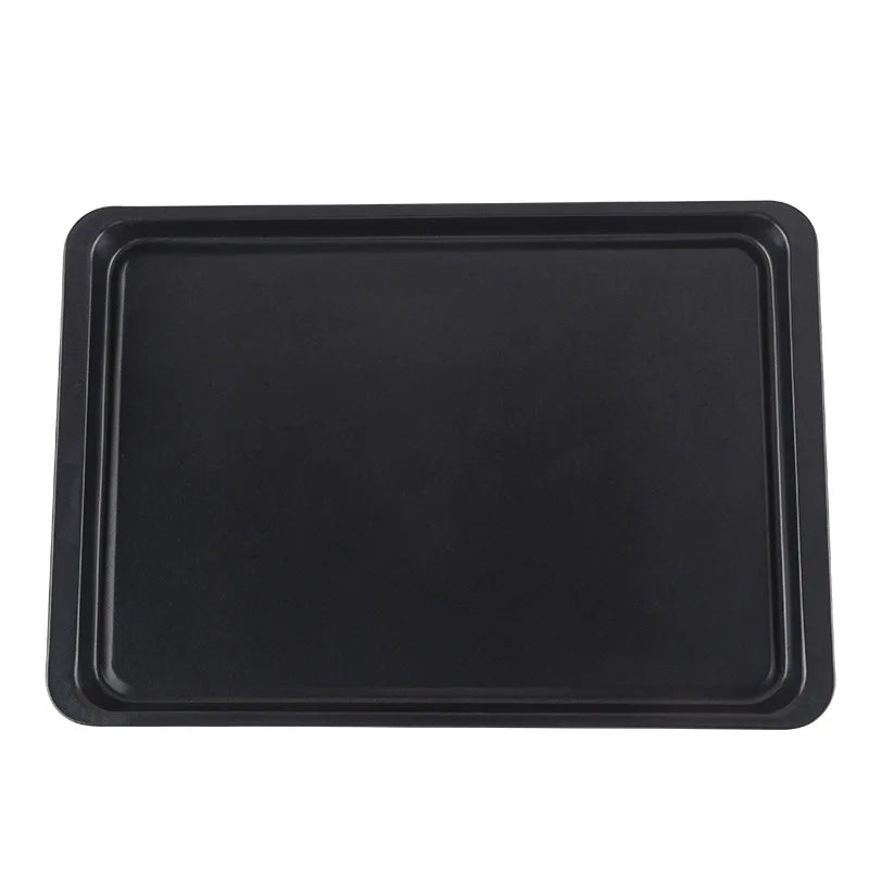 Heavy-Duty Carbon Steel Cookie Sheet Non-Stick Oven Baking Tray Rectangular Baking Pan