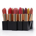 OEM  Matte Lipstick with Organic Ingredients Long-Lasting Waterproof Makeup Private Label Glitter Cream Lips Packaged Box