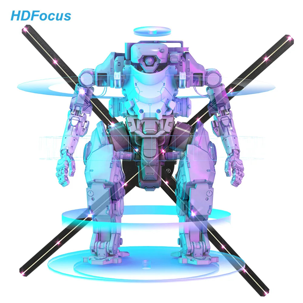 HDFocus 3D Hologram Holographic Fan Wifi App 4K Hologram Display Device Cloud Control Helogram Machine