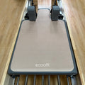 Solid Color Tan Nude Beige Brown Non-slip Rubber Suede Eco Pilates Equipment Protection Core Bed Carved Pilates Reformer Mat