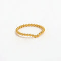 Joolim Jewelry Wholesale 18K Gold Plated Beads Arrow Stainless Steel Ring for Women Statement Ring