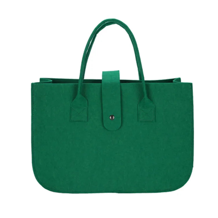 Custom Bag Tote Felt Personalised Cheap Carry Reusable Eco Friendly Shopping Bag Customized With Printed Logo