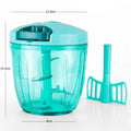 Multifunctional Plastic Manual Fruit Vegetable Chopper Hand-Pulled Food Cutter Onion Nuts Grinder Mincer Shredder for Kitchen