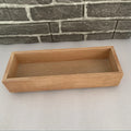 Rectangular Wooden Eco-Friendly Floor Type Non-folding Basin Storage Box Kitchen Utensils Tools Meaty Chopsticks Dinnerware for