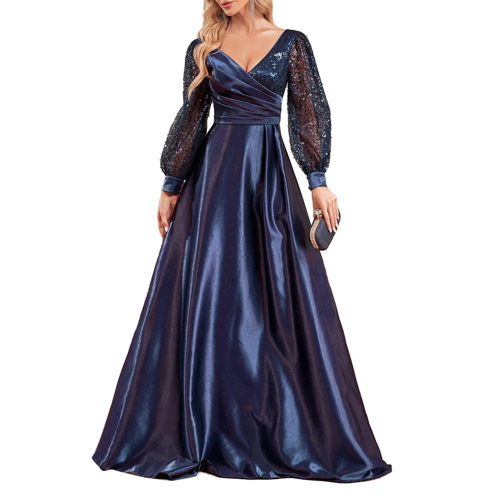 New Arrival Elegant Mid-Rise Lace Dress Chest Wrapping Ruffle Edge Red Black Green Wedding Guests A-Line Silhouette Natural