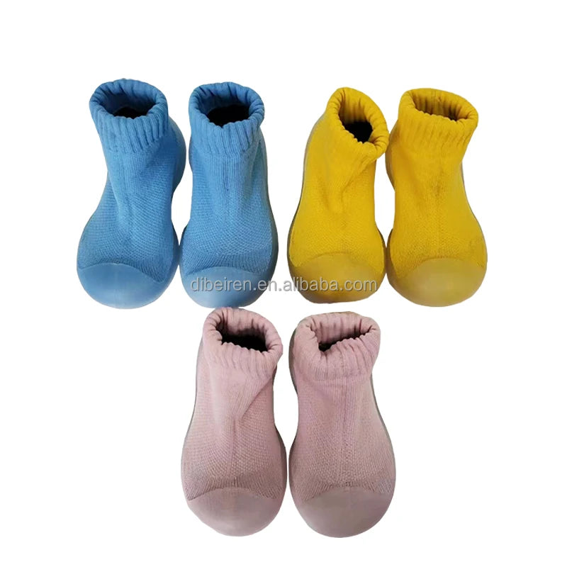 New Arrival High-Crew Knitted Waterproof Aqua Water Sock Shoes Children Outdoor Winter Beach Swimming Soft Cushion Diving