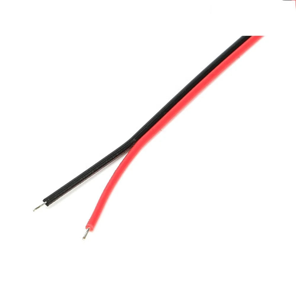 100Pcs/Lot 10cm 15cm 20cm 25cm 30cm 40cm 50cm 22AWG 2Pin LED Cable Extension Wire Cord Connector for Ws2812B 5050 2835 Led Strip