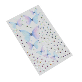 ZHONGLI Acrylic Stone Makeup Sticker Temporary Face Jewels Tattoo (Contracted Style) Made in China Parties Special Occasions