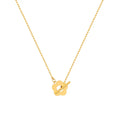 Retro Flower OT Buckle Necklace Design  Clavicle Chain 18K Stainless Steel Jewelry for Woman