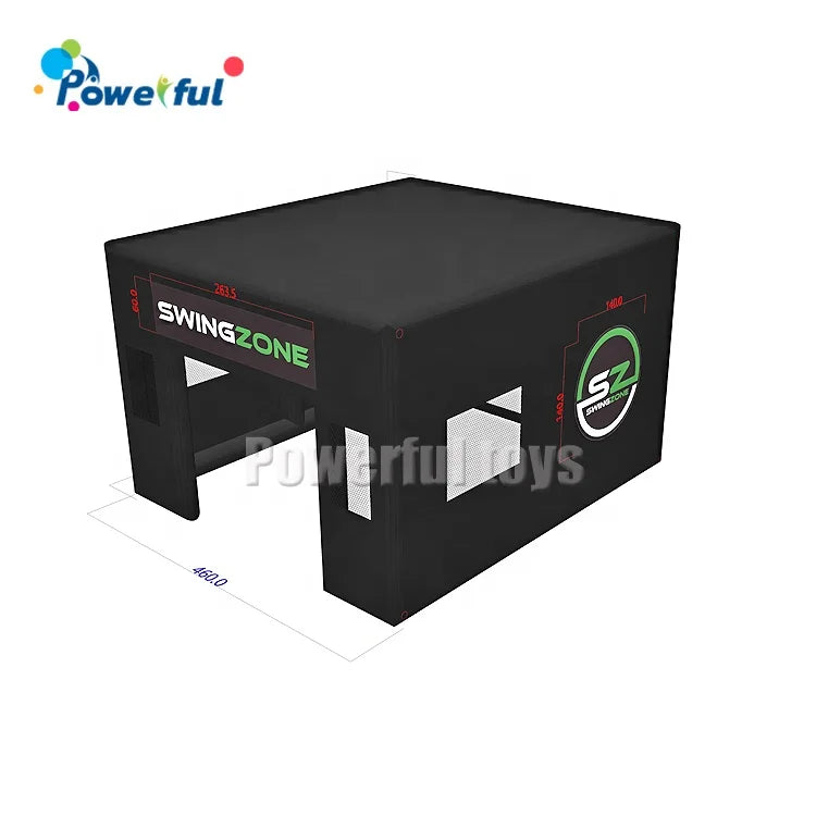 Factory Customized Golf Simulator Inflatable Golf Shot Training Tent Golf Simulator Indoor/outdoor
