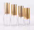 Refillable 5ml 10ml 15ml 20ml 30ml clear Glass Fine Mist Spray Bottle with Spray Pump Cap for Hair Spray