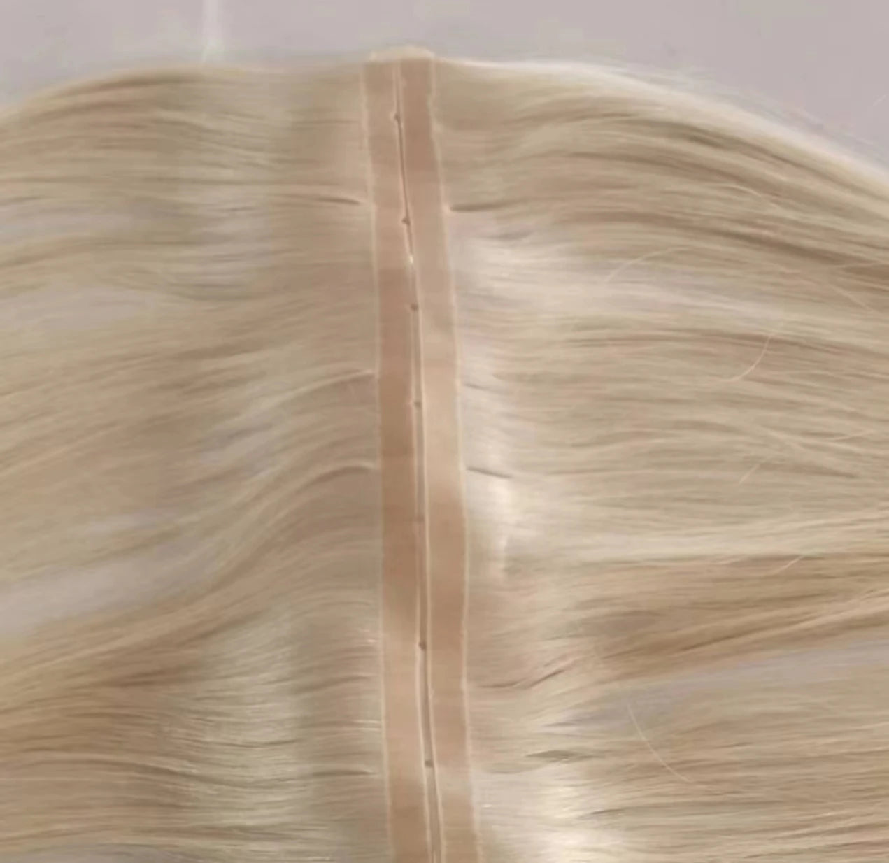 2026 Premium Best Quality Double Drawn Russian Human Hair Hole Weft Seamless Invisible  Twin Tab Hair Extensions