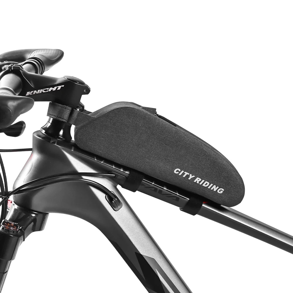 2023 Bicycle Bag Waterproof Top Front Tube Bike Frame Storage Bag Bicycle Pannier Bag