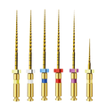 Dental Material Heat Activated Gold Flexible Super Files Canal Root Treatment Rotary Golden File Dentist Tips Endodontic Files
