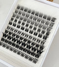 Private Label Cluster Lashes Wholesale Popular Cluster Lashes Kit Wispy Soft DIY Cluster Lashes