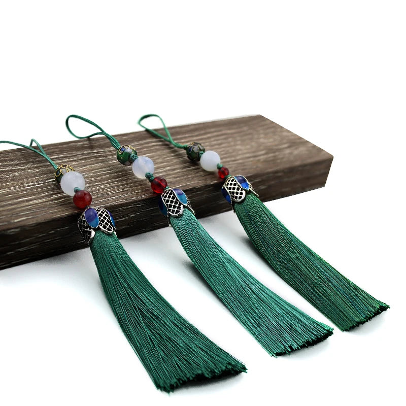 Hot Selling Tassel Fringe DIY Beads Tassel Bookmark Tassel Accessories