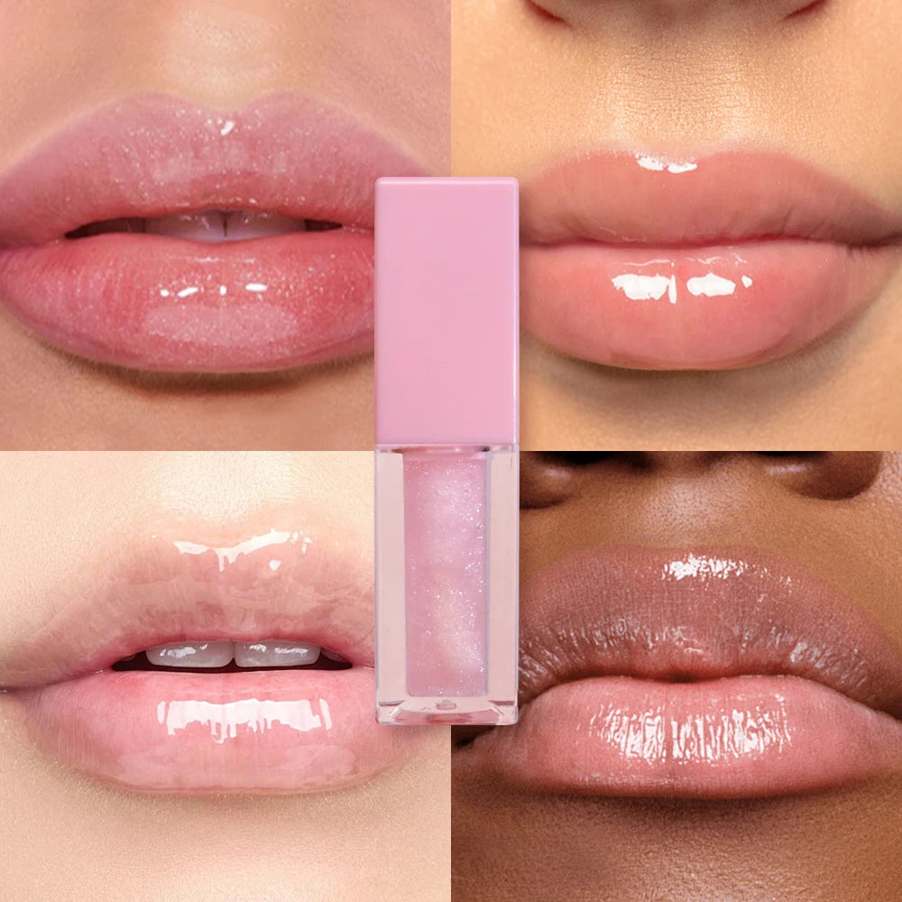 No Logo Customized Scent Plumper Lip Oil Natural Organic Lip Tint Hydrating Private Label Makeup Vegan Color Changing Lip Oil