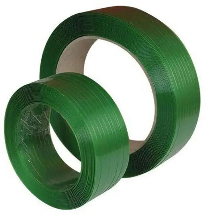 Green Embossed Pet Plastic Strip Strapping Band Packing Belt Band for Big Box Packing