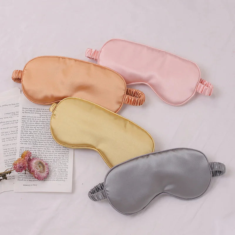 RTS Multi Color Electric USB Heated Satin Silk Eye Mask With Temperature Control
