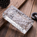 Popular Factory Price Durable Iceberg Textured Glass Block Brick 50*100*200mm for Bathroom and Hotel Partition Walls