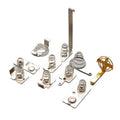 Cerst  Gasket 25mm  Metal Snap Hook Electronic Hardware Stainless Steel Flat Metal Spring Clipmetal Tension Springs