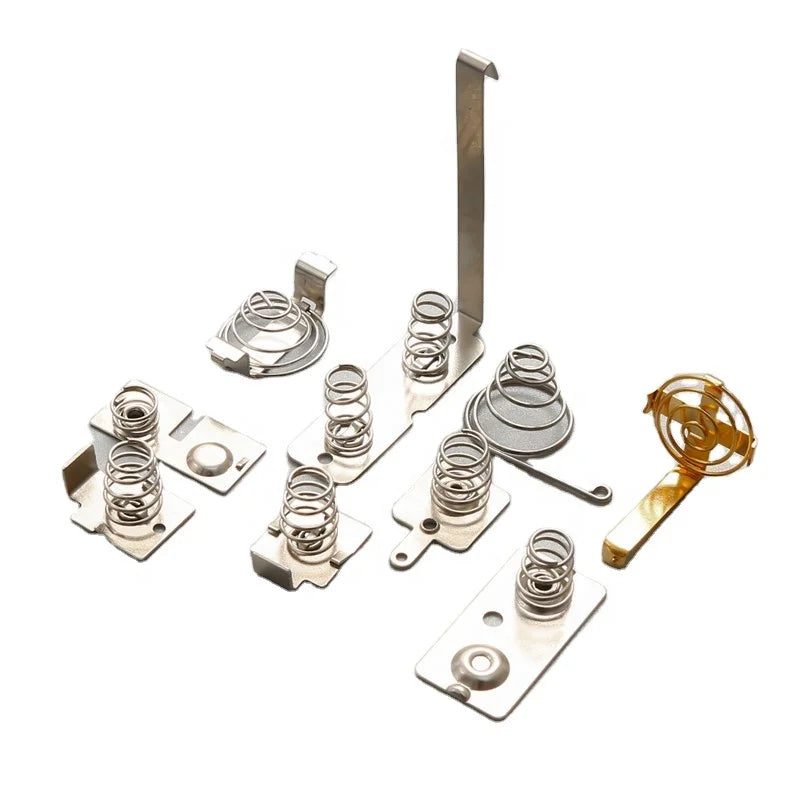 Cerst  Gasket 25mm  Metal Snap Hook Electronic Hardware Stainless Steel Flat Metal Spring Clipmetal Tension Springs