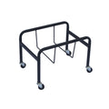 Durable Galvanized Shopping Basket Stand Wholesale for Supermarket Shopper Basket Holder