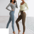 Custom Yoga Clothing Women's One Pieces Sports Suit Set Workout Gym Yoga 1 Piece Jumpsuit Set