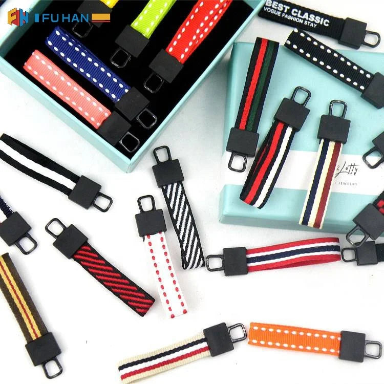 Webbing Zip Puller Factory Custom Colorful Design Soft Rubber Cord Zipper Puller